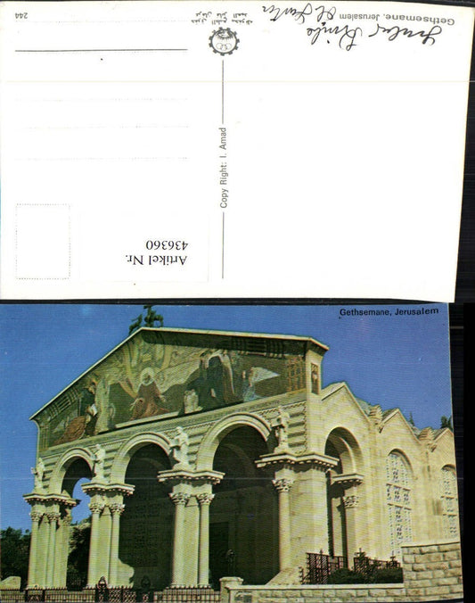 436360, Israel Jerusalem Gethsemane Church Building