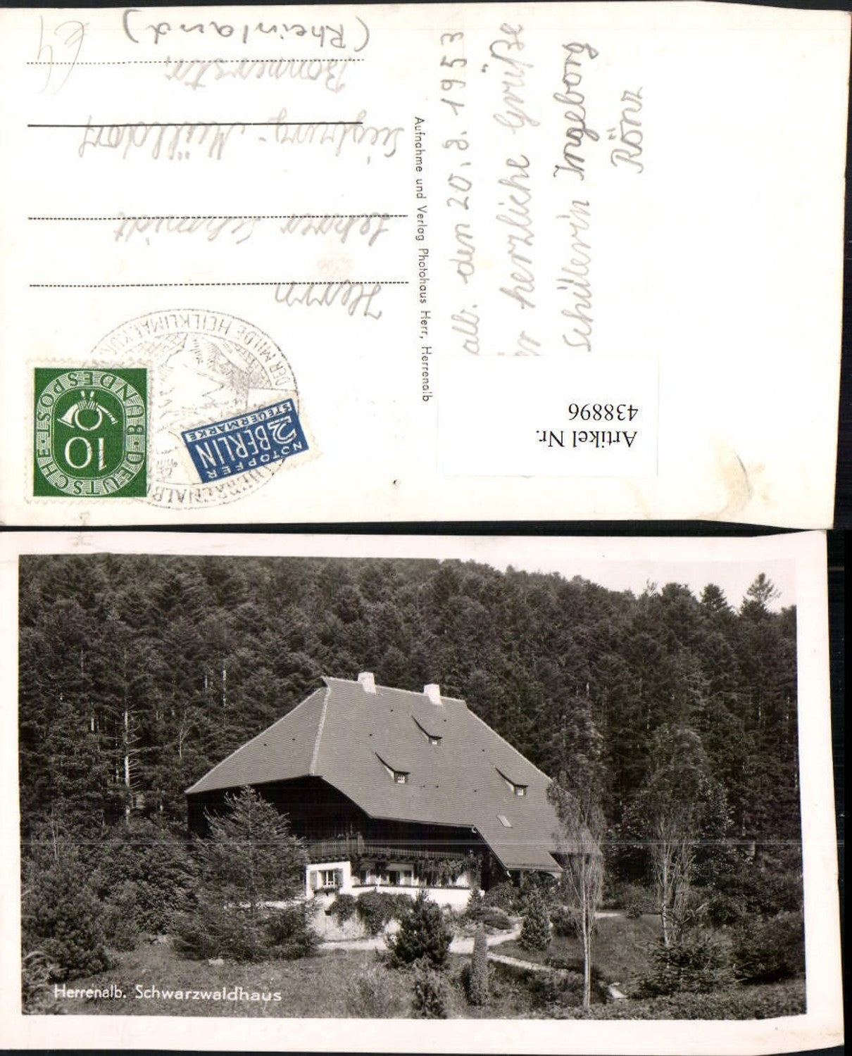 438896,Herrenalb Schwarzwaldhaus