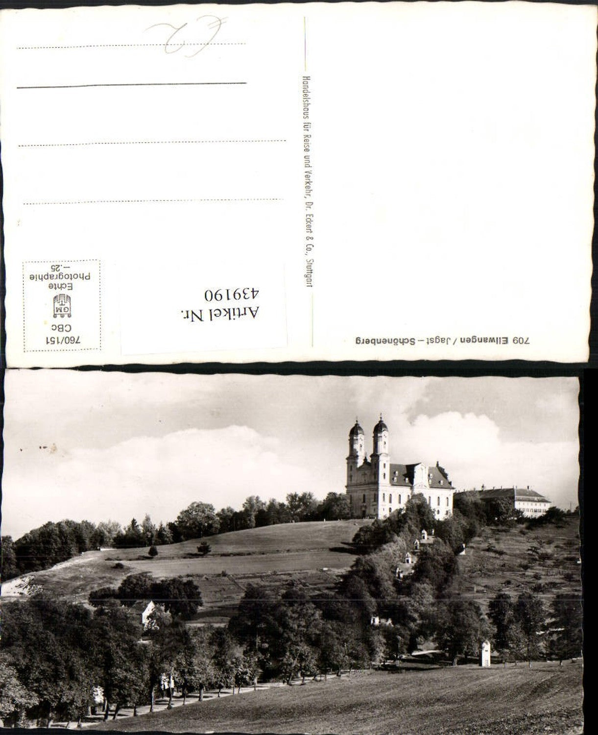 439190, Ellwangen an der Jagst, Schönenberg Church