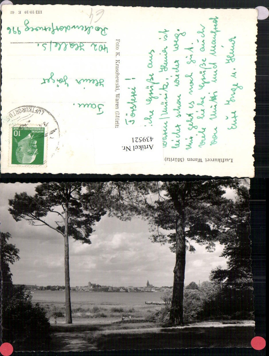 439521, View of Waren on the Müritz, total view 