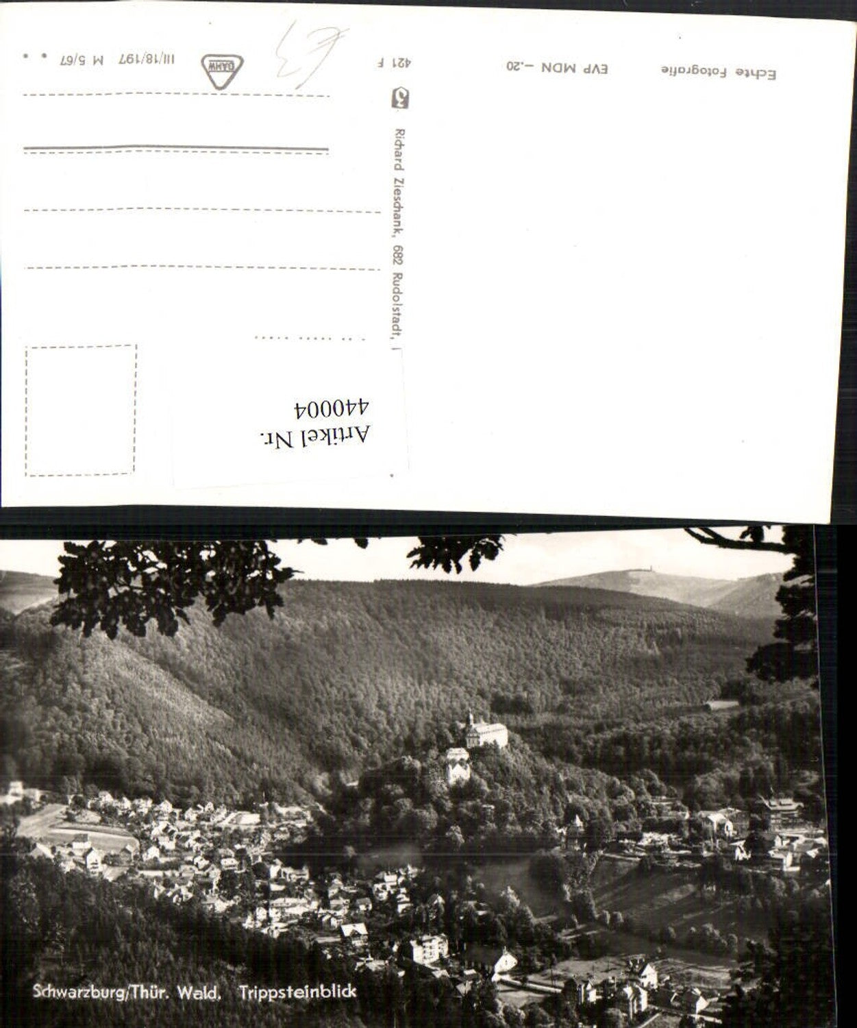 440004,Schwarzburg Totale vom Trippstein