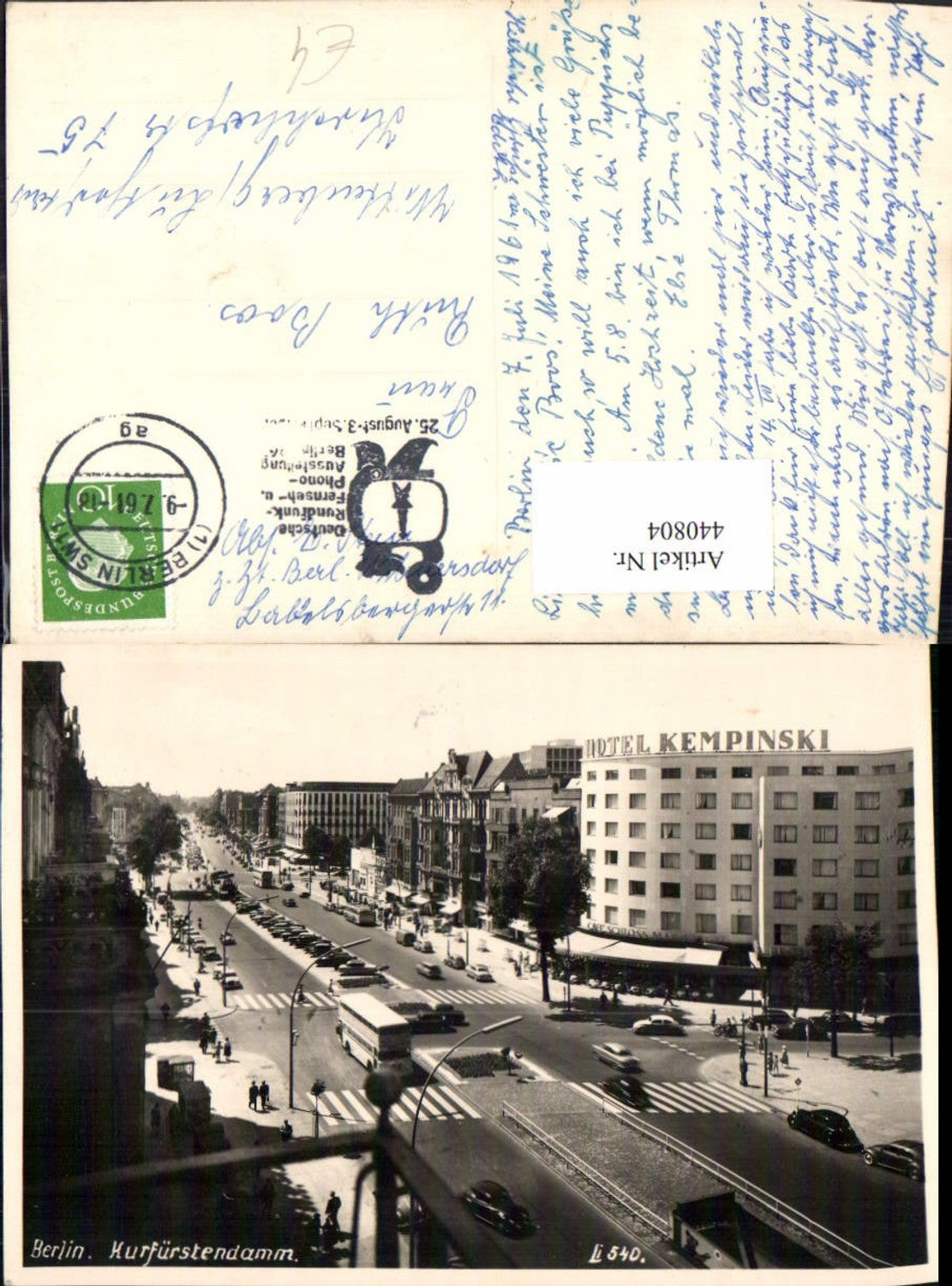 440804, Berlin Kurfürstendamm street view Hotel Kempinski