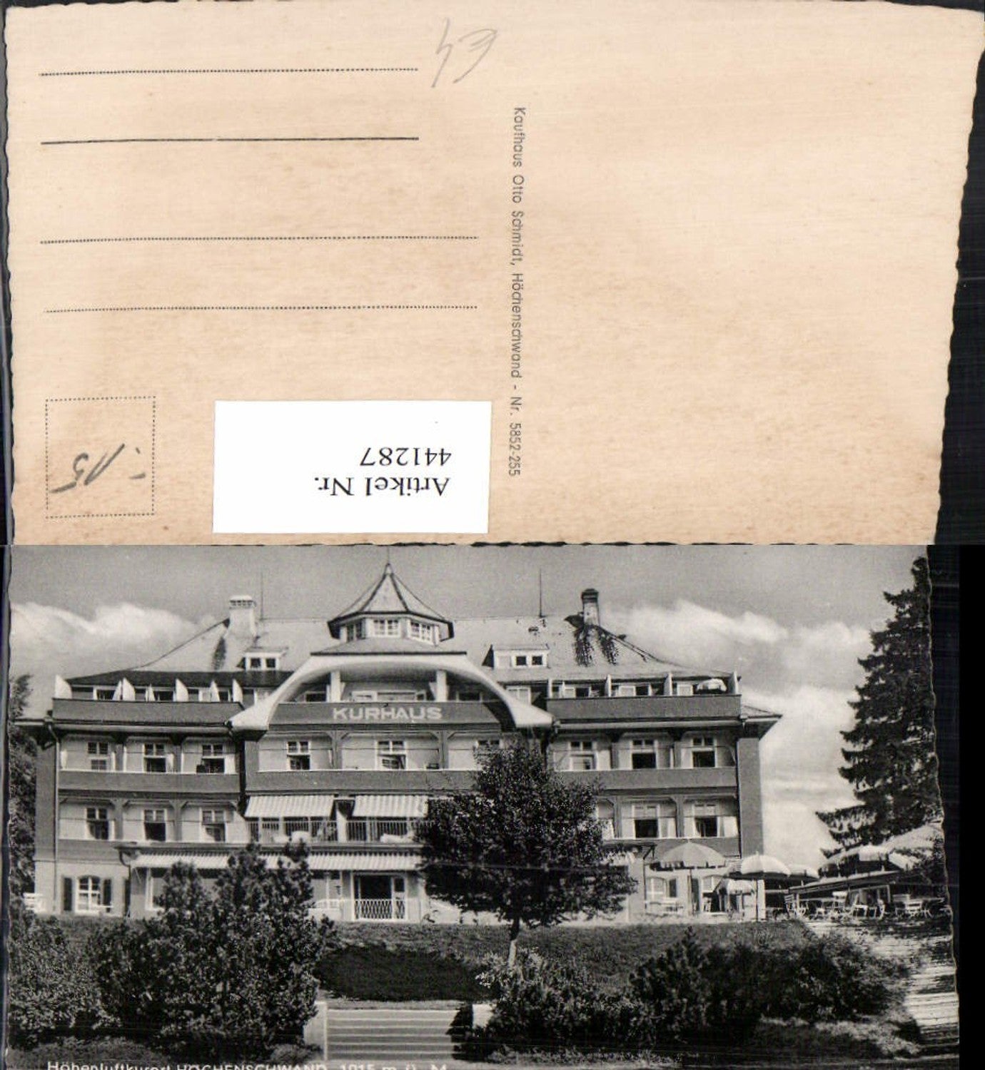 441287, Höchenschwand Kurhaus Building