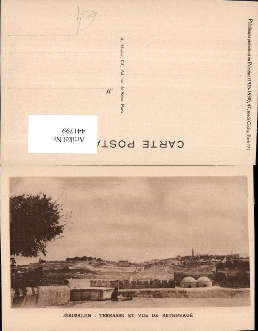 441799,Israel Jerusalem Terrace and view of Bethphage