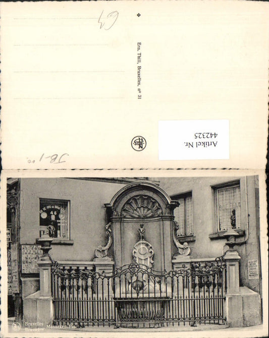 442325, Belgium Brussels Manneken-Pis Toilet Humor Fountain