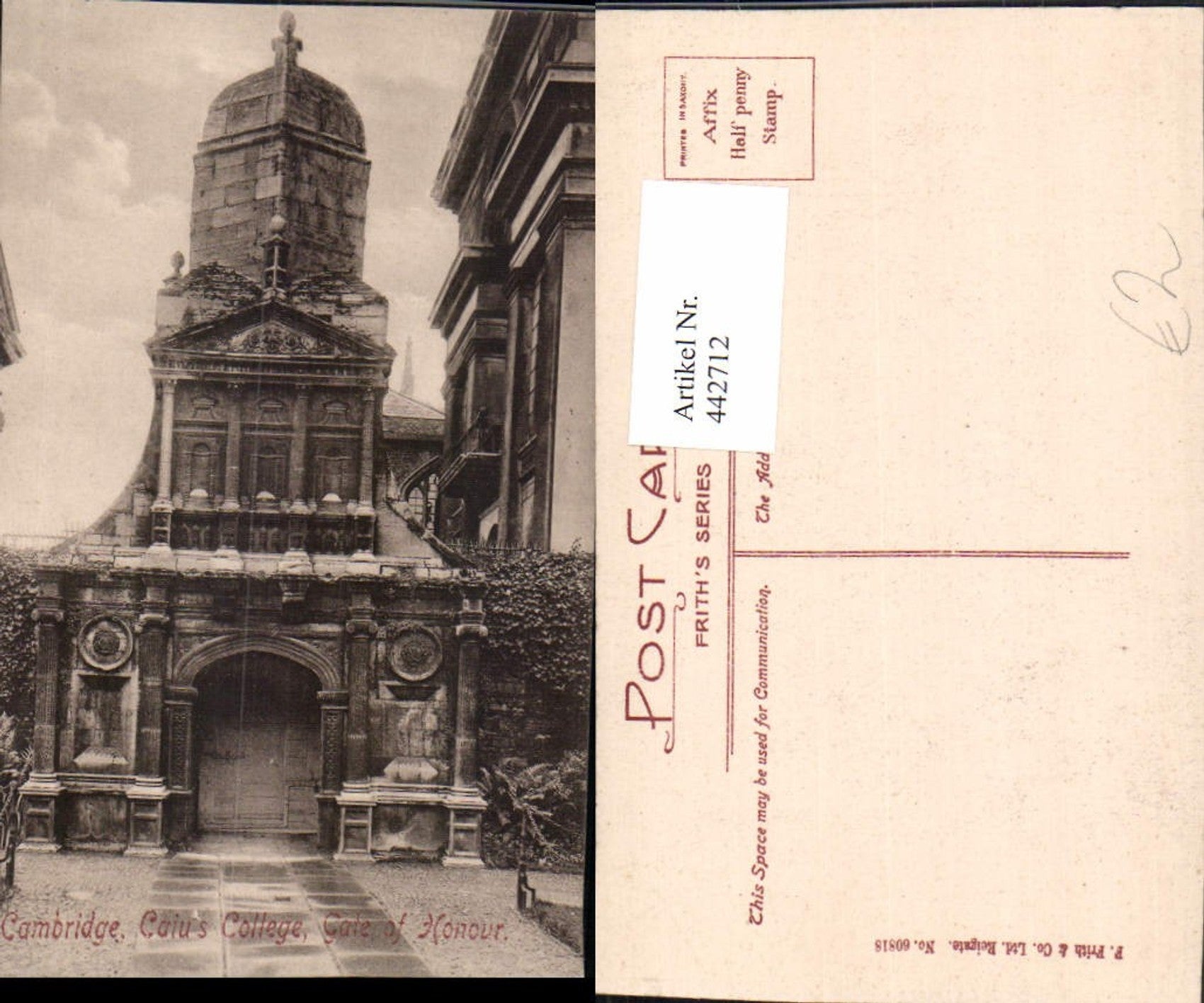 Alte Ansichtskarte – Old Postcard
