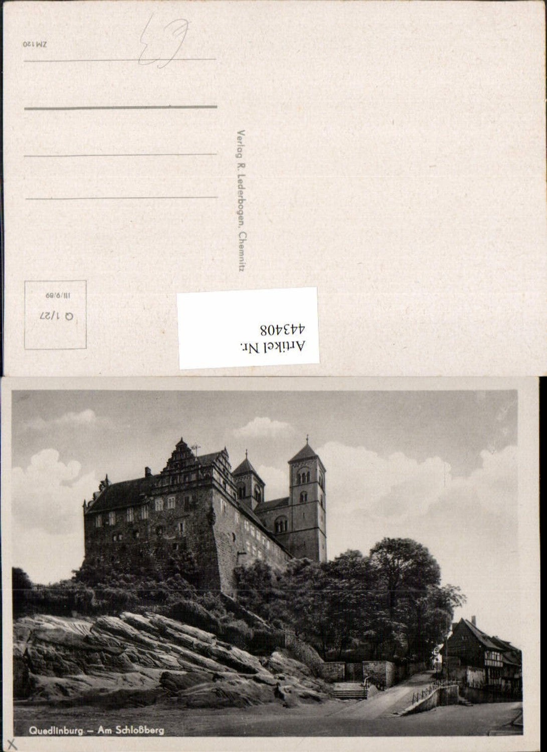 443408,Quedlinburg Schlossberg Castle Church