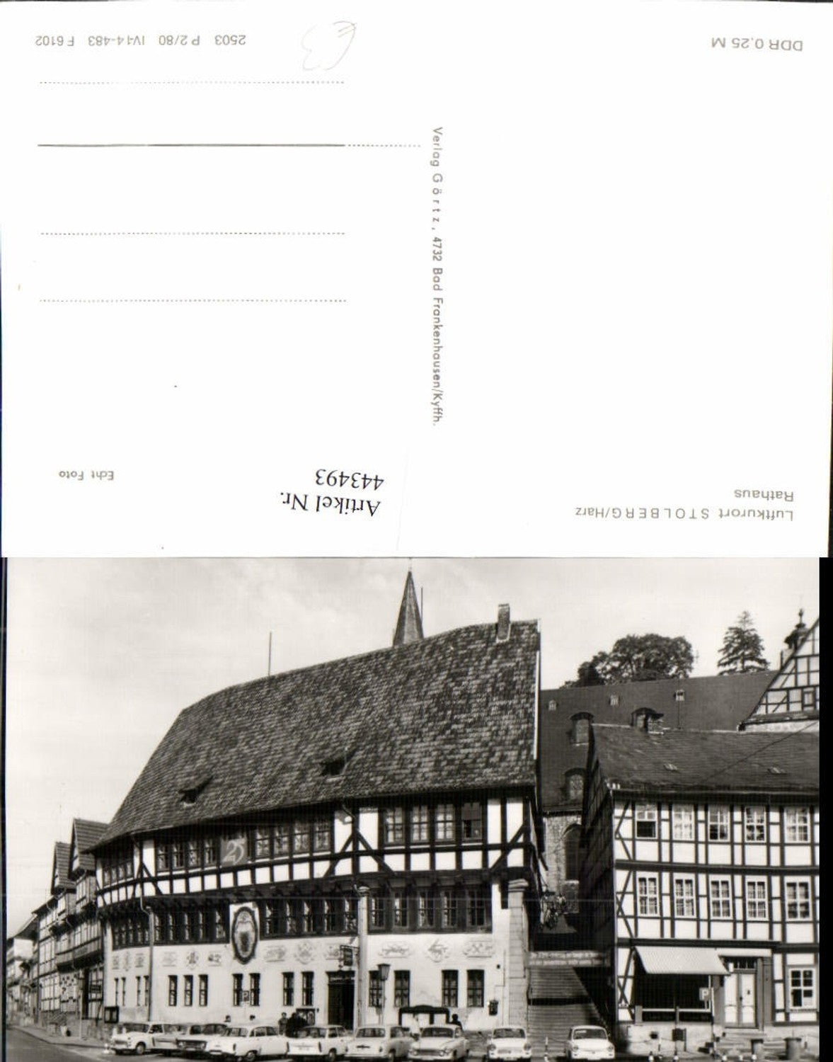 443493, Stolberg im Harz Town Hall Building