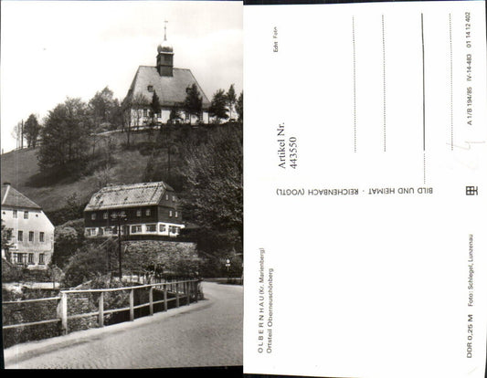 443550, Olbernhau Oberneuschönberg Bridge Church pub VEB
