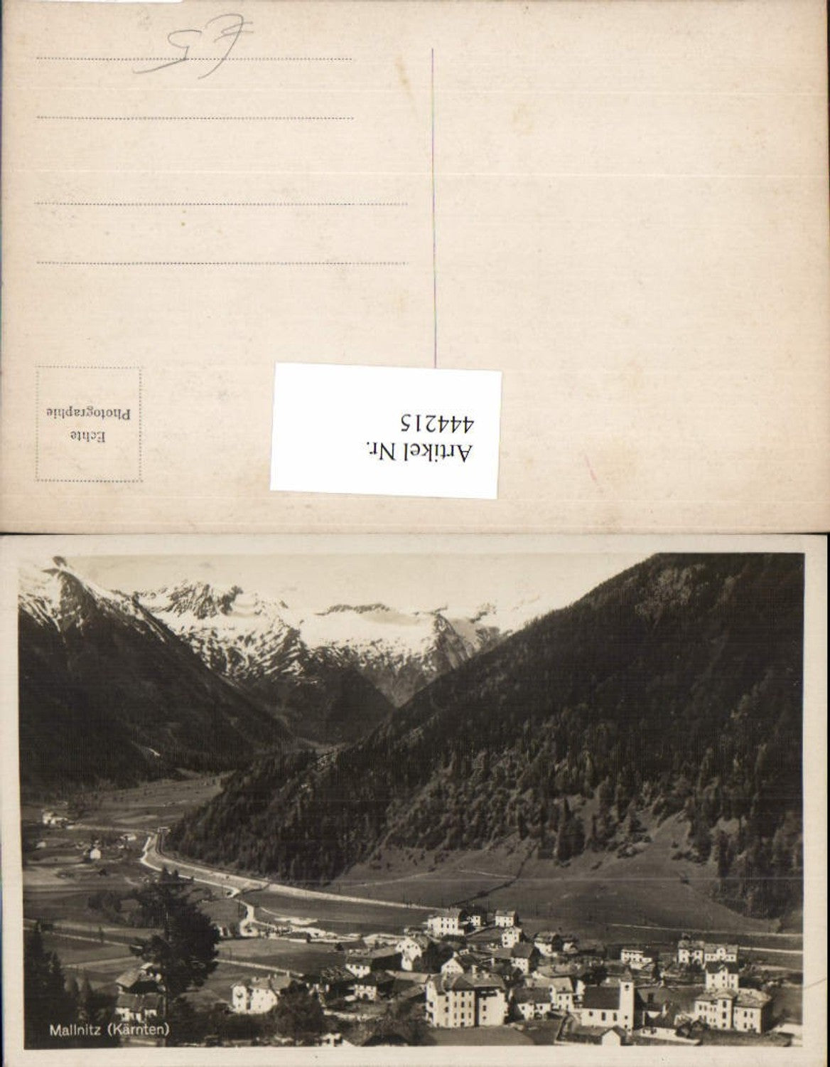 444215, Mallnitz Total mountain scenery