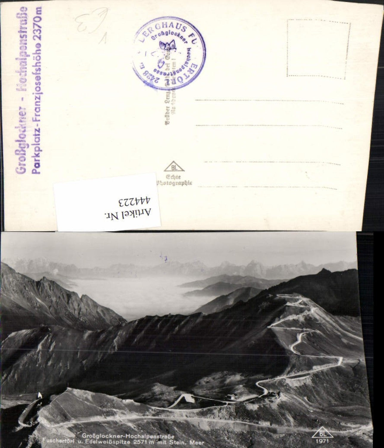 444223, Grossglockner High Alpine Road near Heiligenblut, Fuschertörl mountain scenery