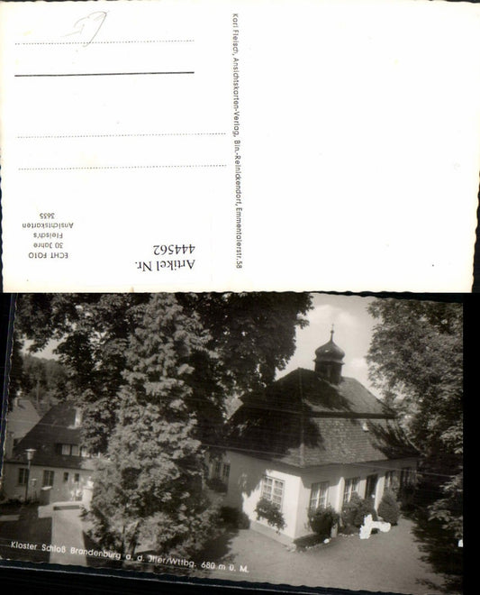 444562, Brandenburg Castle Monastery on the Iller near Dietenheim