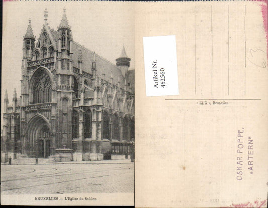 452560, Belgium Brussels Eglise du Sablon Church