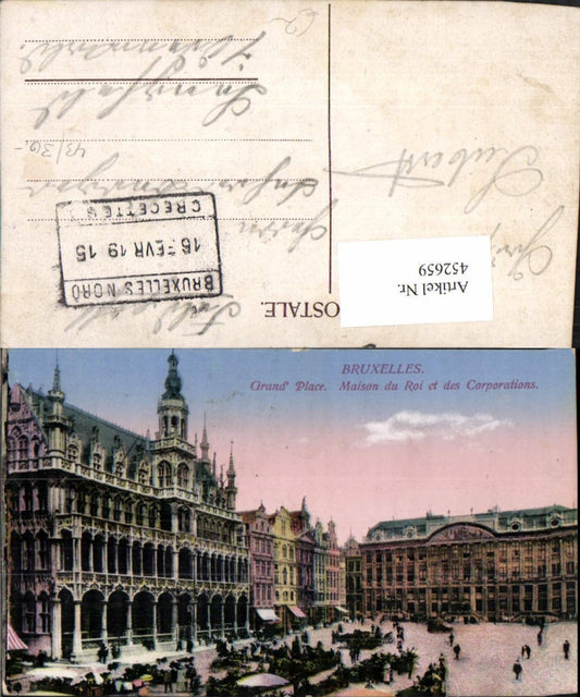 452659, Belgium Brussels Grand Place Maison du Roi Building