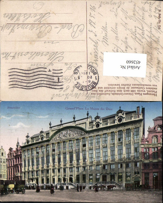 452660, Belgium Brussels Grand Place Maison des Ducs Building