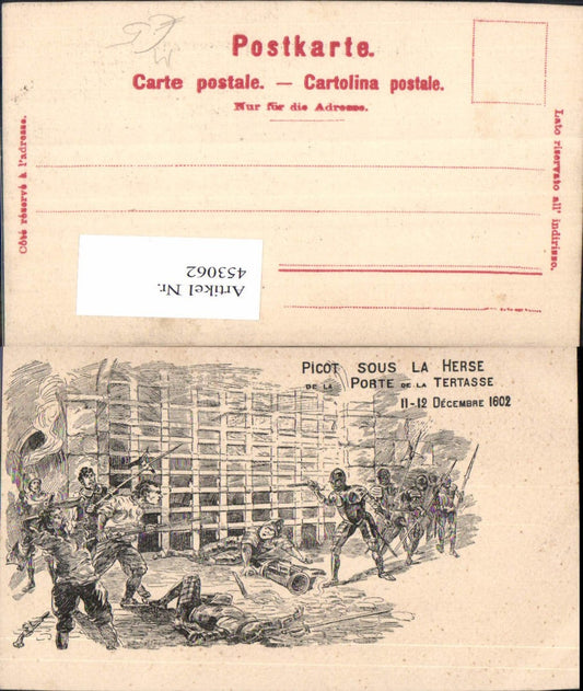 453062,Picot Sous La Herse de la Porte de la Tertasse 1602 Early Modern Period Knight's Armor