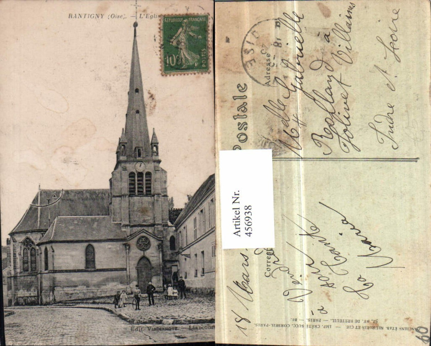 456938,Picardie Oise Rantigny L'Eglise Kirche