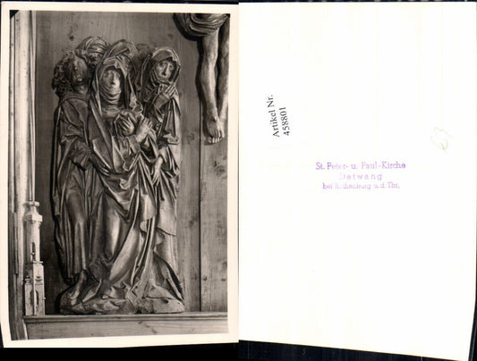 458801, Detwang b. Rothenburg ob d. Tauber St. Peter and Paul Church statue