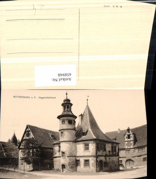 458948, Rothenburg ob der Tauber, Hegereitrhaus Tower