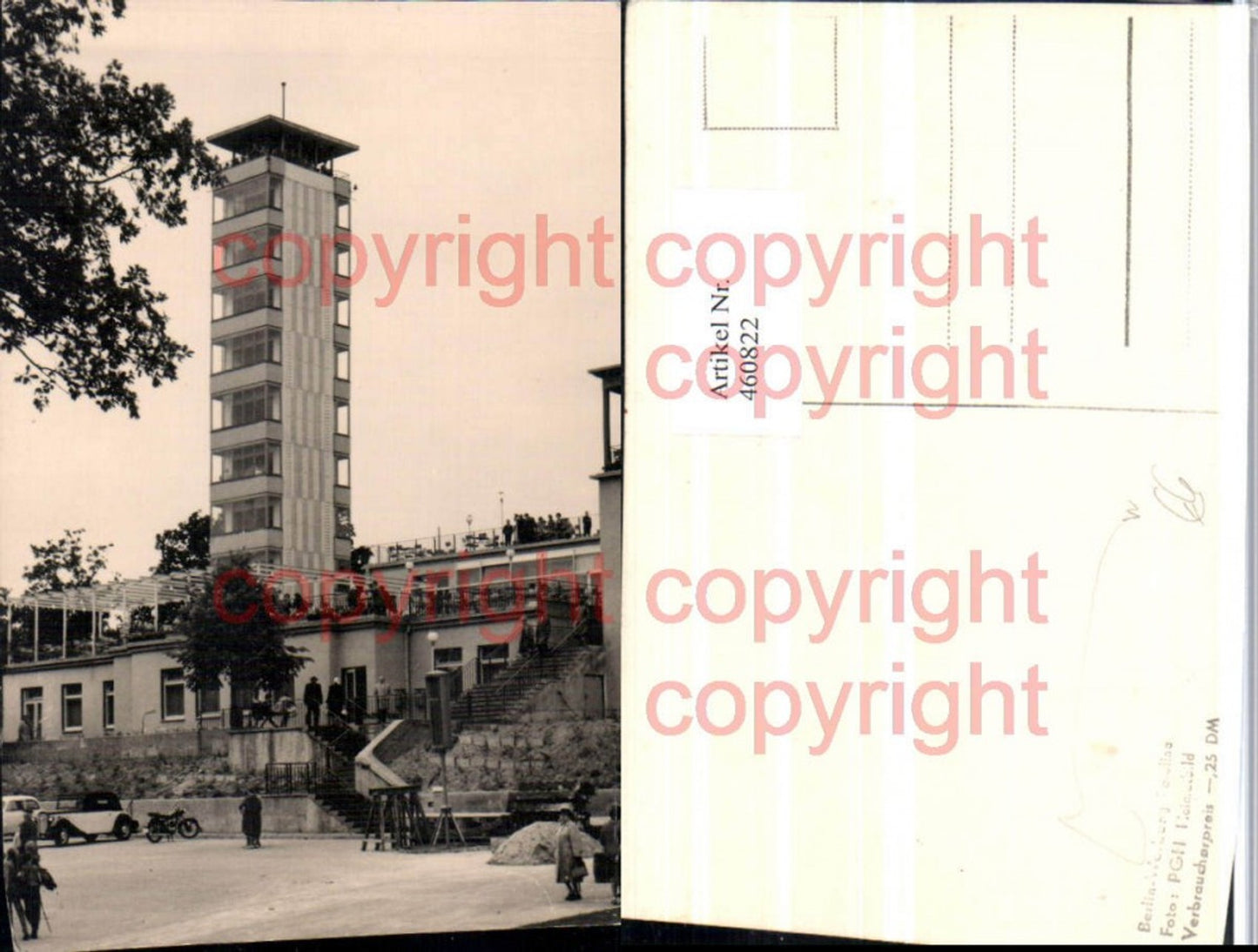 460822, Berlin Advertisement Berolina Observation Tower