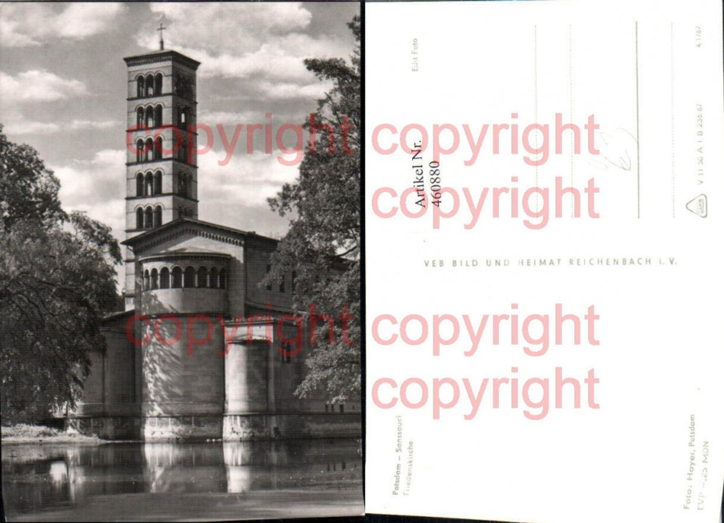 460880, Potsdam Sanssouci Peace Church, Church pub VEB