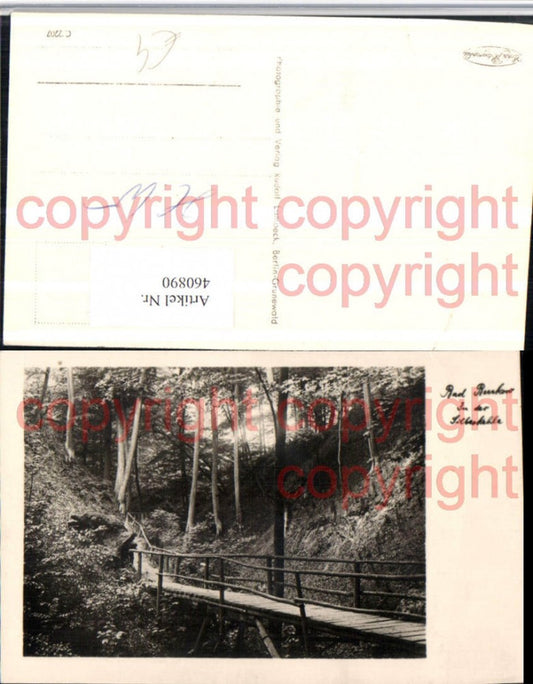 460890, Bad Buckow Silberkehle Wegpartie Wald