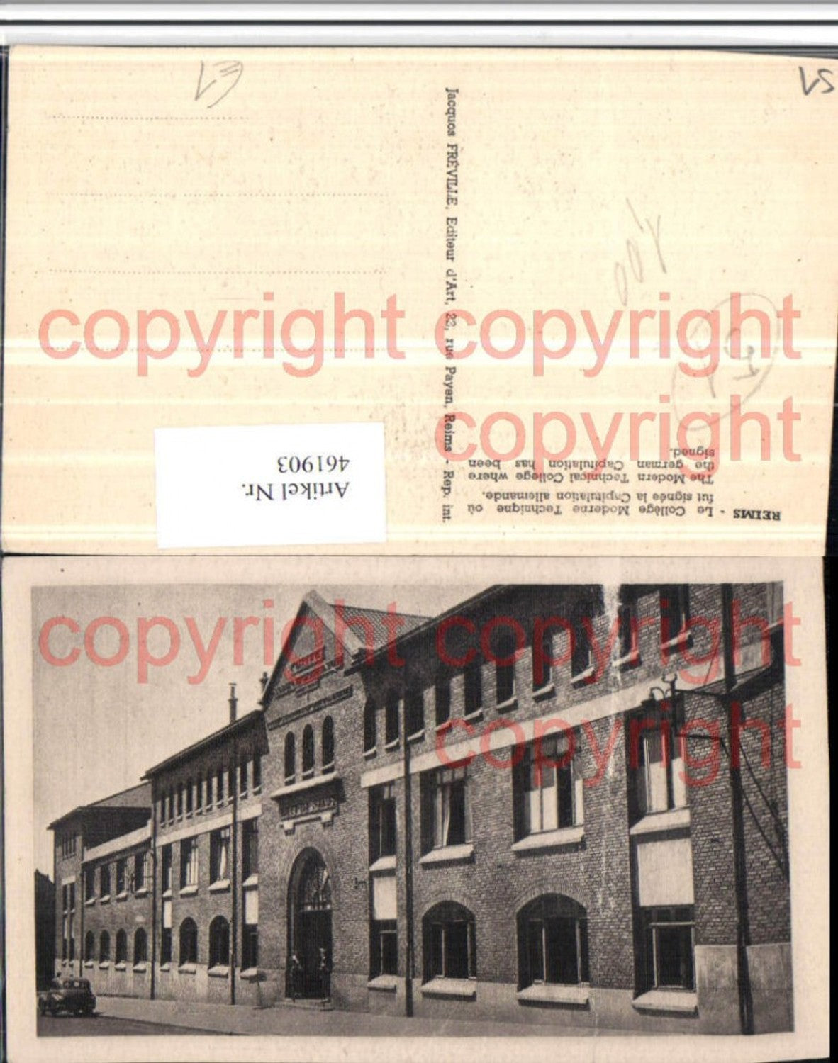 461903,Champagne-Ardenne Marne Reims College Moderne Tecnique