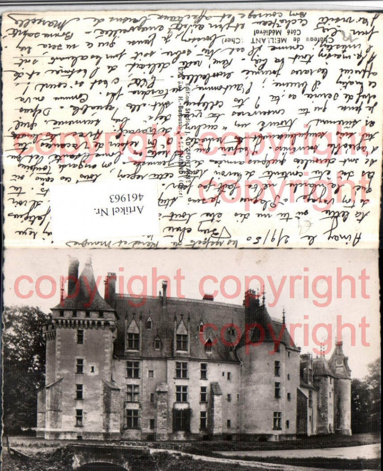 461963,Centre Cher Chateau de Meillant Cote Medieval Schloss
