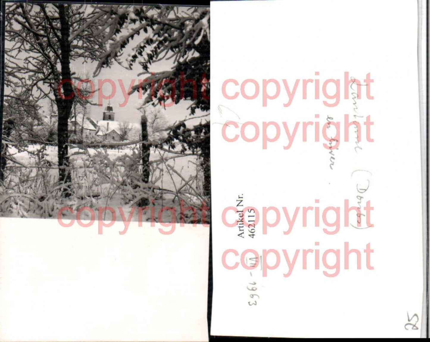 462115,Franche-Comte Doubs Lantenne en hiver Winterbild