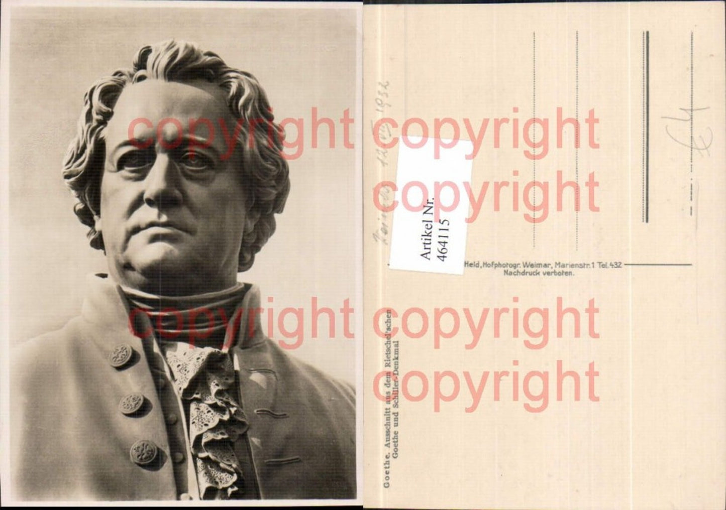 464115, Goethe Monument Weimar Art Science