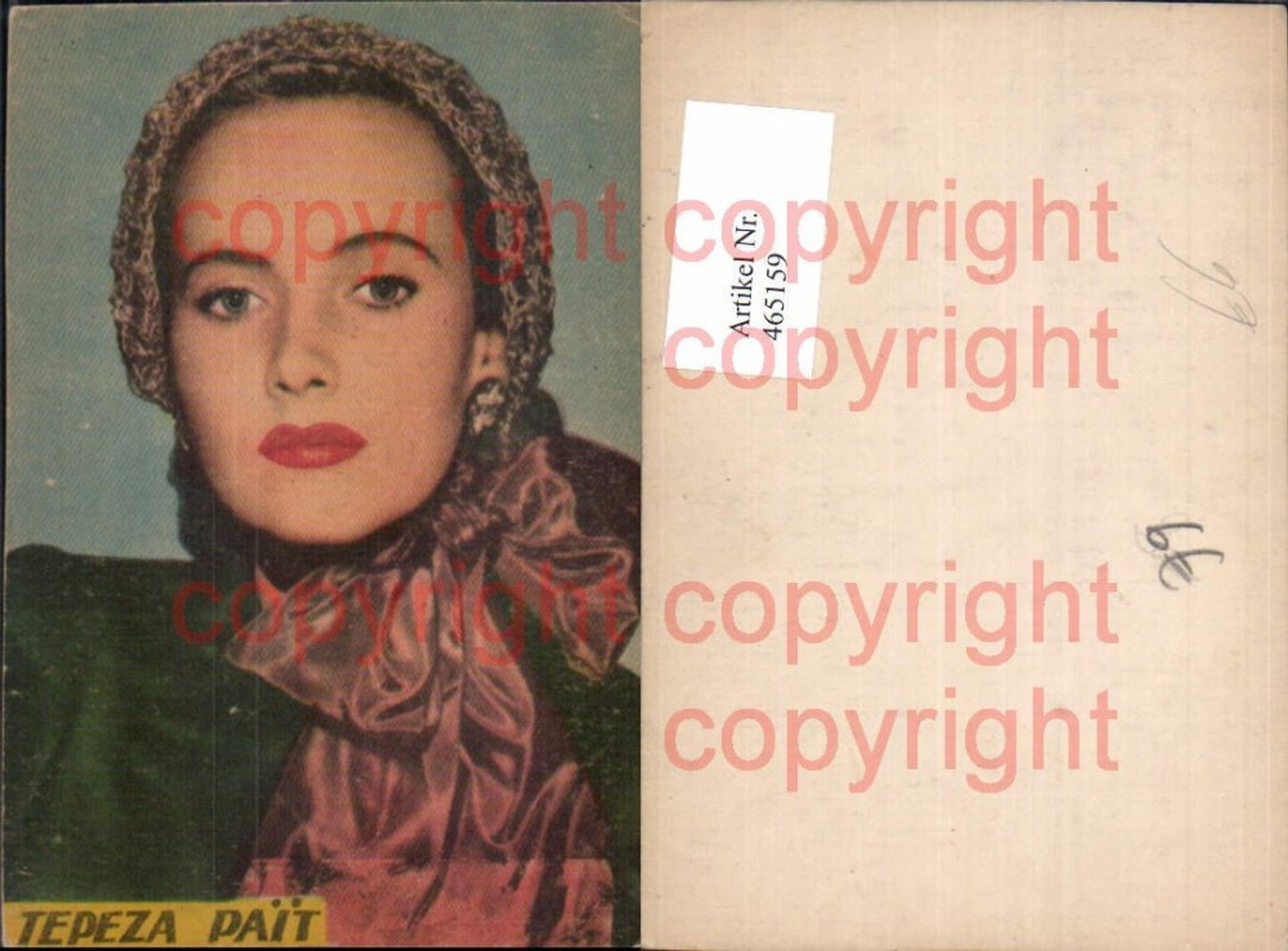 465159, Actress Tepeza Pait