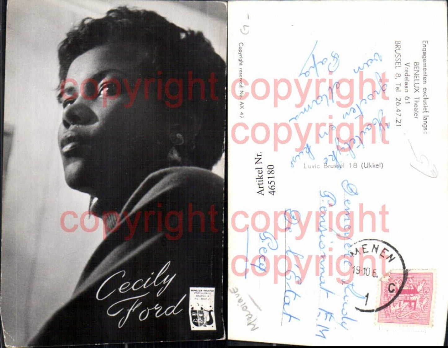 465180, actress Cecily Ford