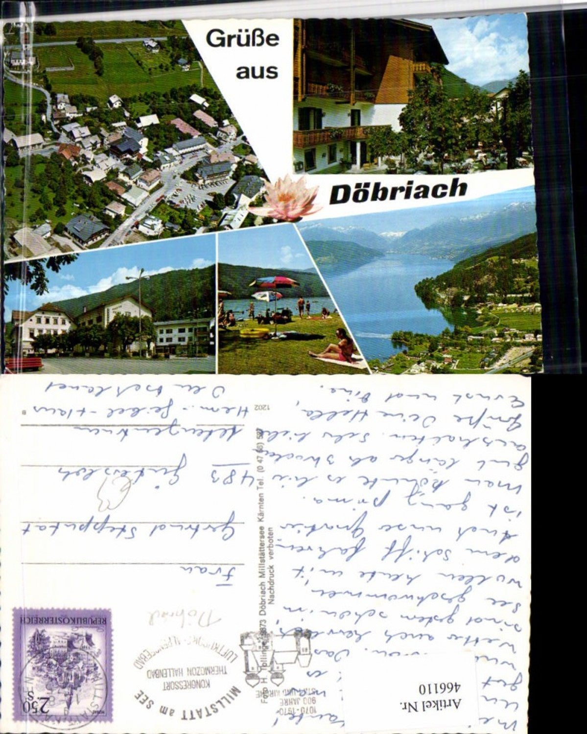 466110, Döbriach am Millstättersee Total multi-view map