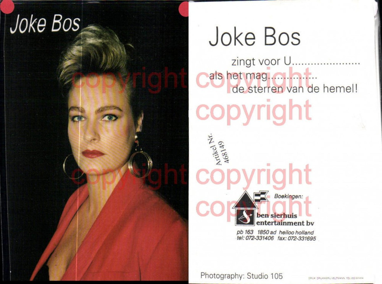 468149, Joke Bos Portrait Earrings