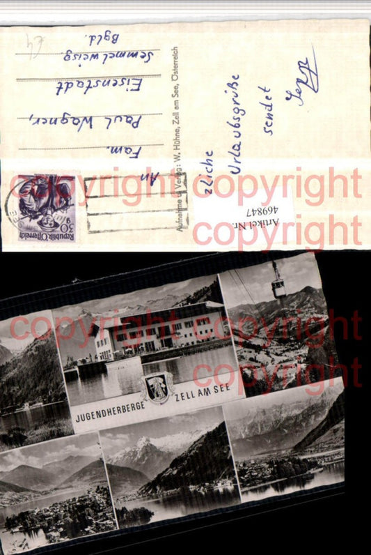 469847, Zell am See, Youth Hostel, Cable Car, Multi-view Map