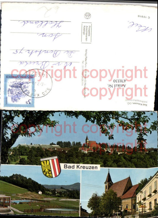 470330, Bad Kreuzen, Church, Spa, Multiview Map
