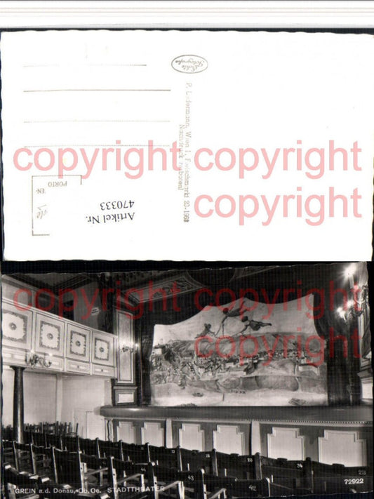 470333, Grein an der Donau, City Theatre, Interior view