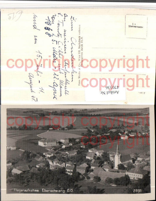 470336, Eberschwang Total aerial view