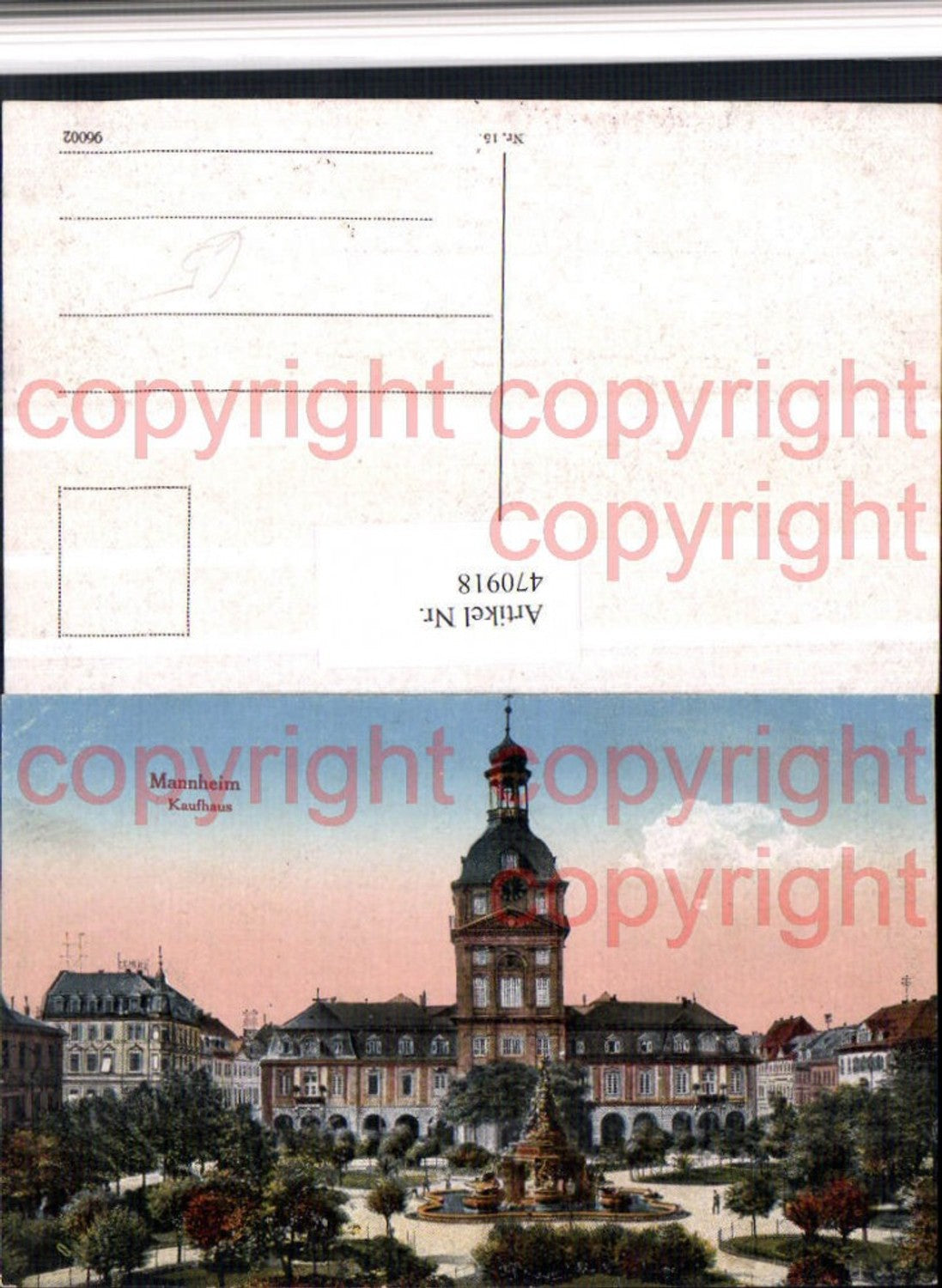 470918, Mannheim Department Store Building Tower