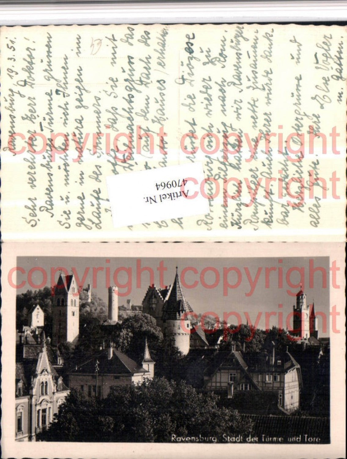 470964, Ravensburg Partial view of towers