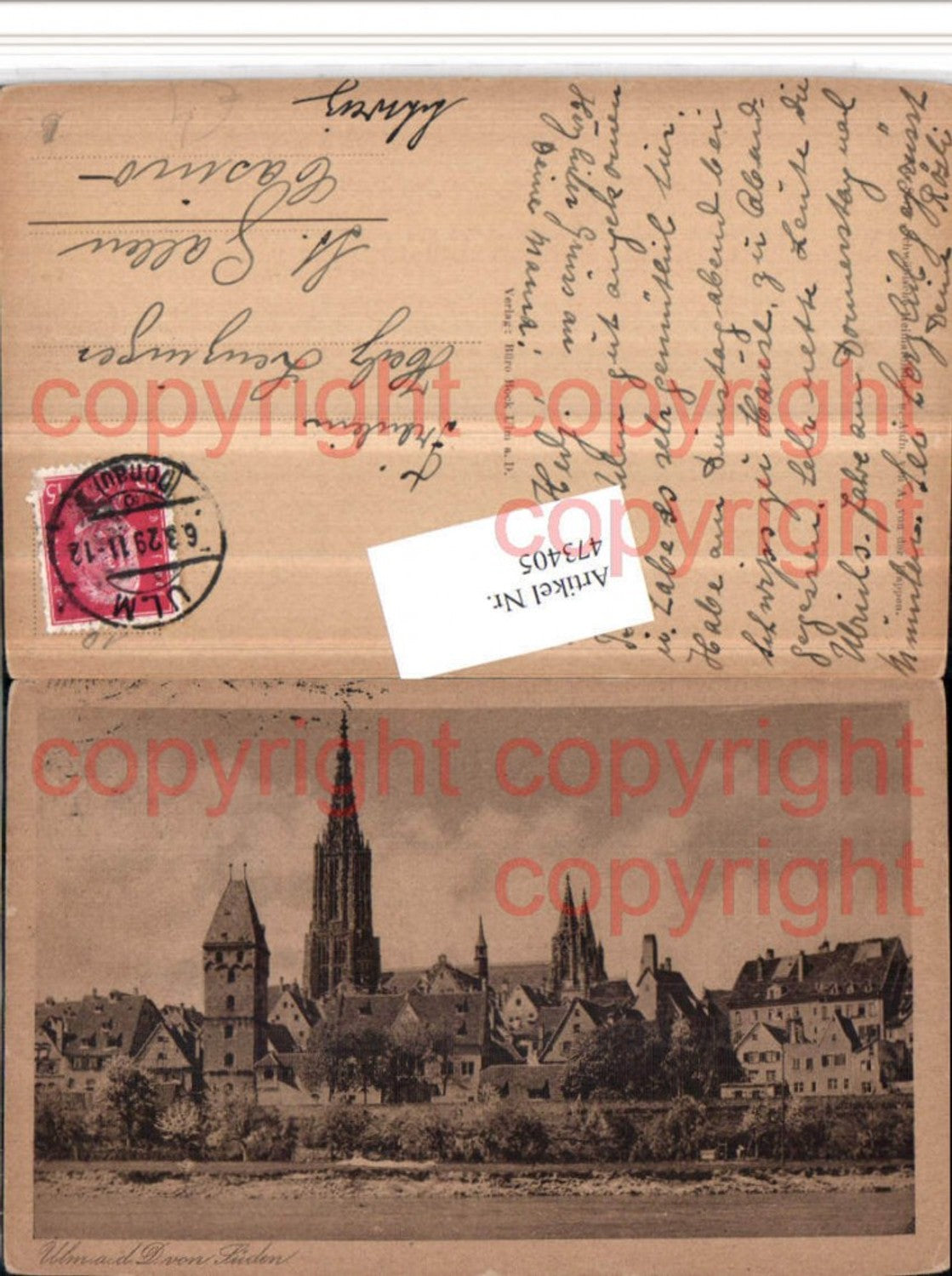 473405, Ulm on the Danube, partial view of the cathedral church