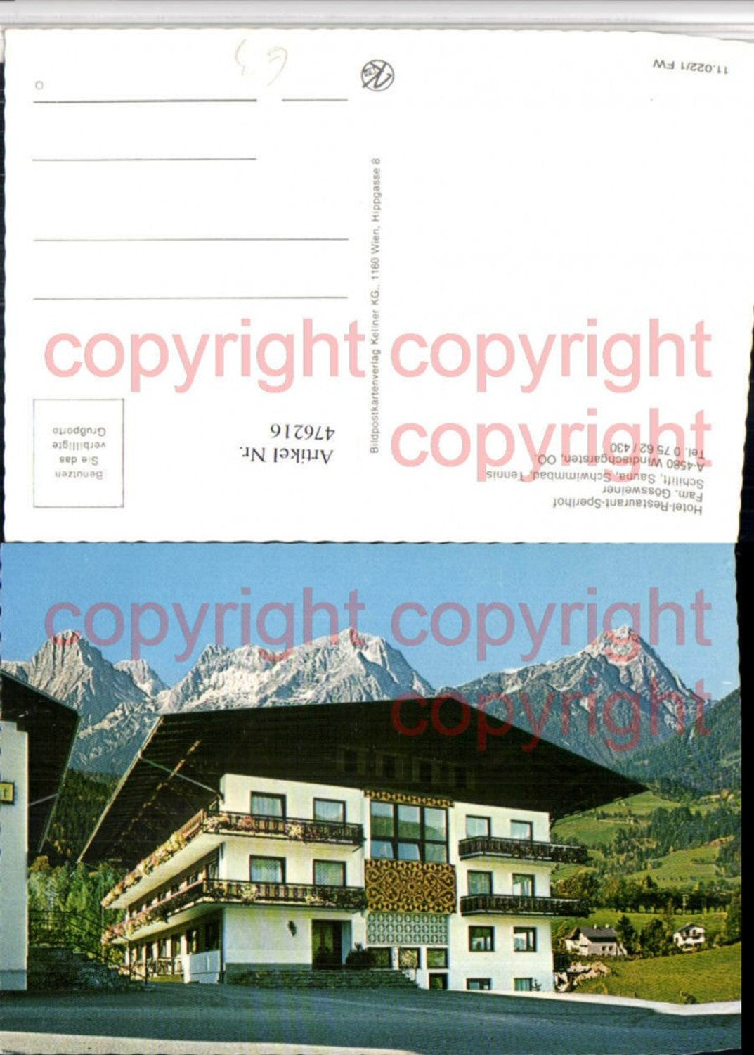 476216, Windischgarsten Hotel Restaurant Sperlhof Mountain scenery
