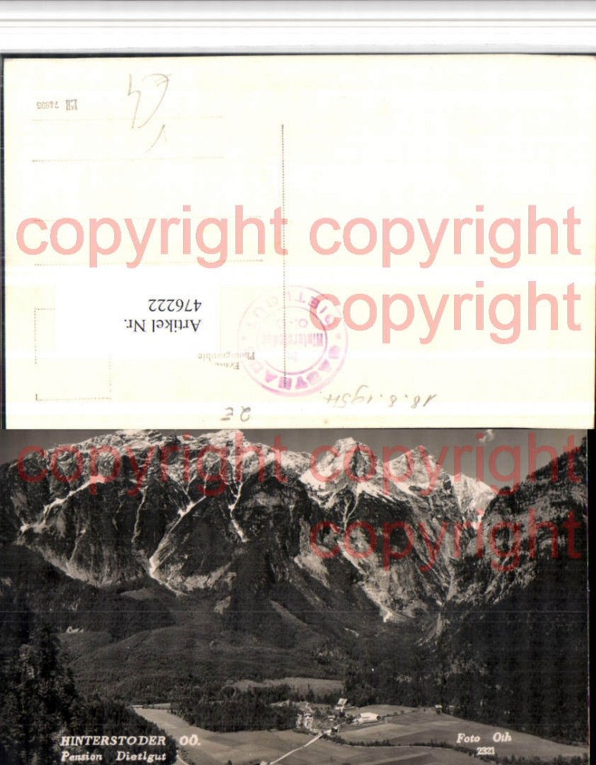 476222, Hinterstoder Pension Dietlgut Mountain scenery pub Photo Oth 2321