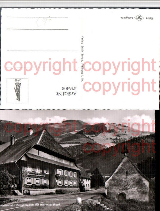 476408,Gasthaus Himmelreich im Schwarzwald b. Buchenbach m. Hinterwaldkopf