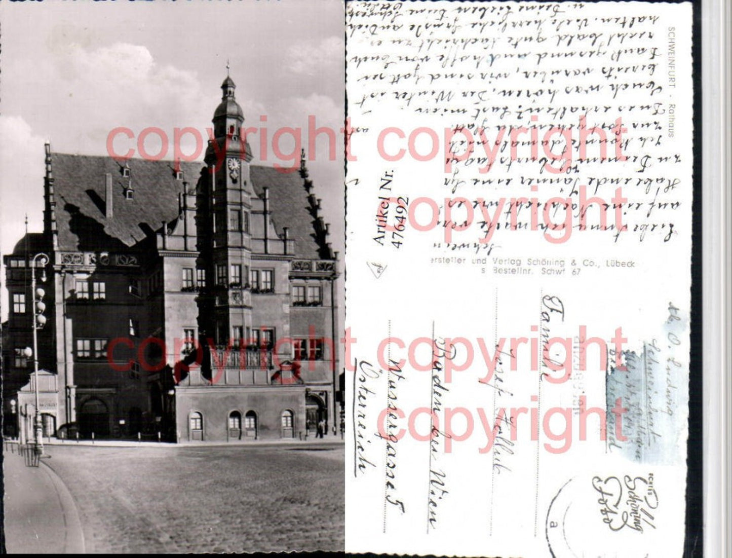 476492,Schweinfurt Rathaus Gebäude
