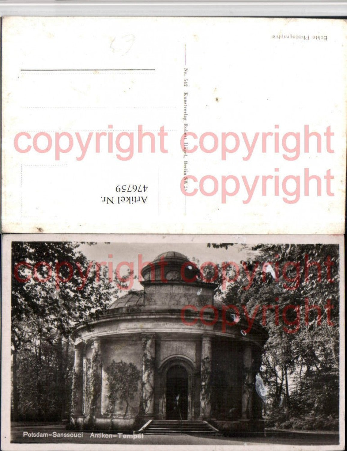 476759, Potsdam Sanssouci Antique Temple