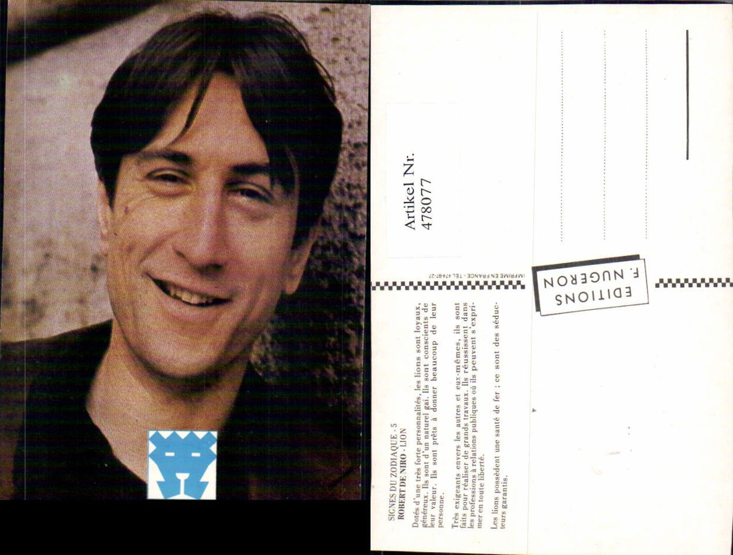 478077, actor Robert de Niro Lion