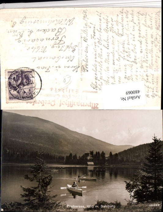 480069, Prebersee Lake near Tamsweg Rowing boats