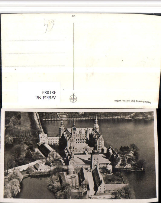 481083, Denmark Frederiksborg Slot set with air lock