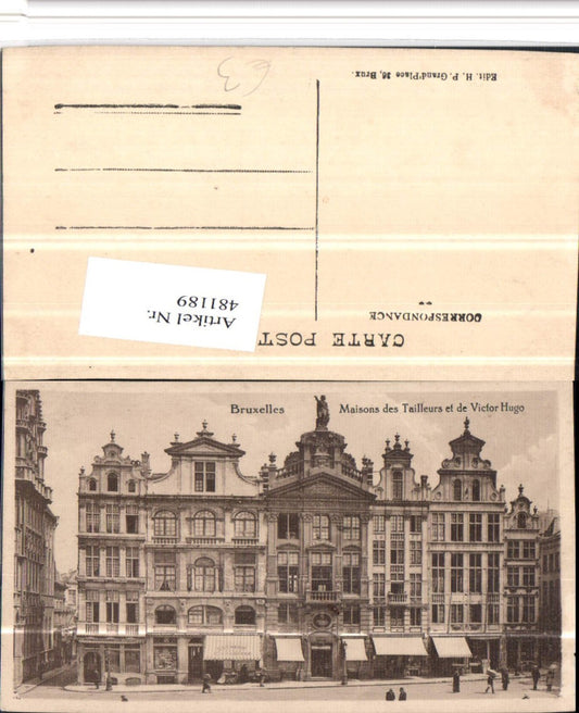 481189,Belgium Bruxelles Brussels Maisons desailleurs and de Victor Hugo